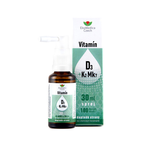 Vitamín D3 + K2 Mk7 30 ml