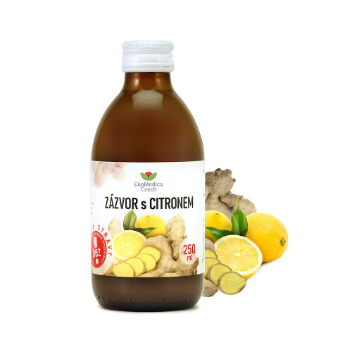 Zázvor s citronem 250 ml